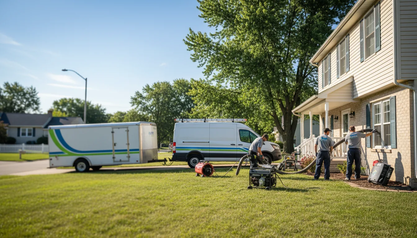 Flooded Basement Restoration And Cleanup With Repair in Tipton, IA near me
